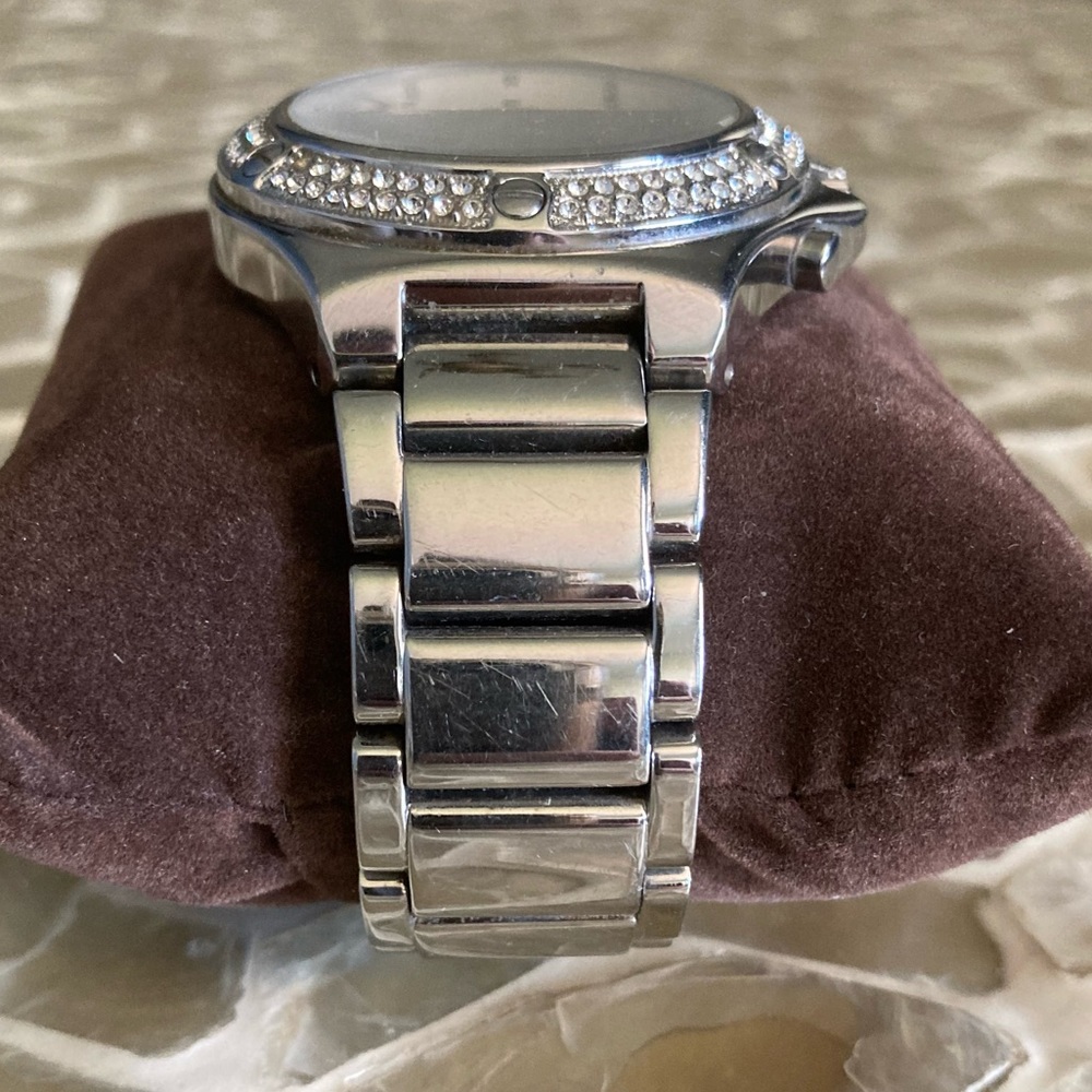 Michael Kors Rocktop Chronograph Silver-tone Ladies Watch - Picture 4 of 9